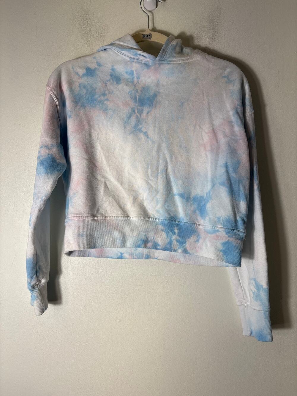NWT Frankies Bikinis Blue Pink Tye Die Hooded Sweatsuit Sz XS